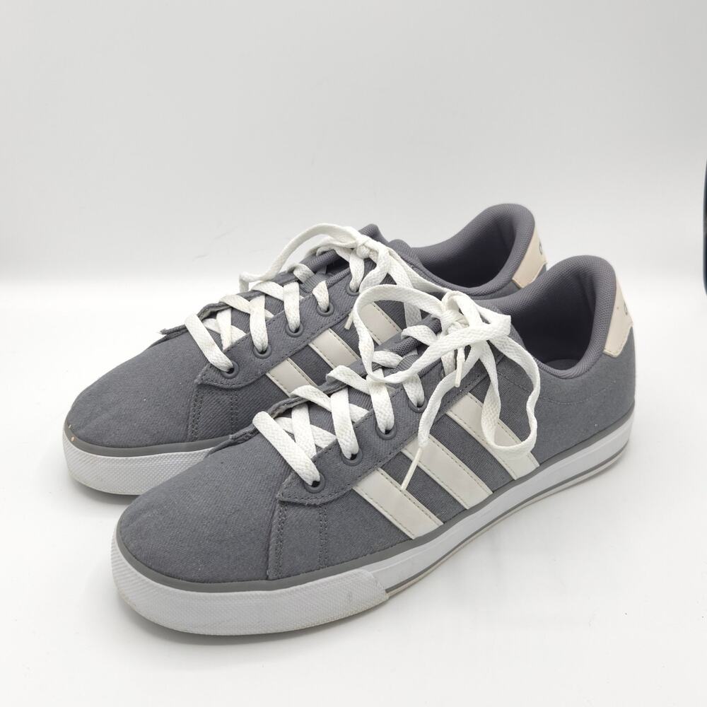 Adidas Mens Neo SE Daily Vulc F76264 Gray White Sneakers size 9